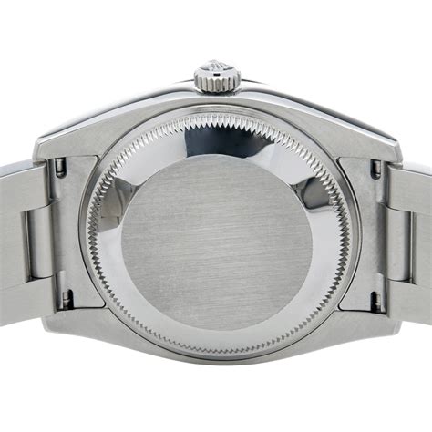 rolex oyster perpetual back size